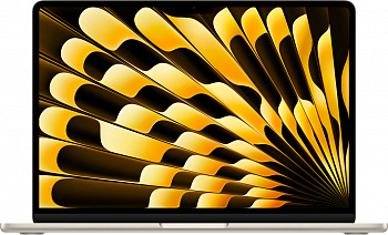 Ноутбук Apple MacBook Air 13" (M4, 2025) 16 ГБ, 256 ГБ SSD, "сияющая звезда"