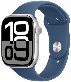 Смарт-часы Apple Watch Series 10, 46 мм цвет серебристый