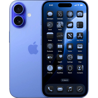 Смартфон Apple iPhone 16 256 ГБ ультрамарин